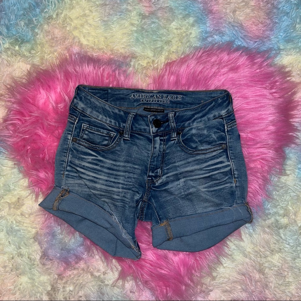American eagle super super stretch size 2 shorts